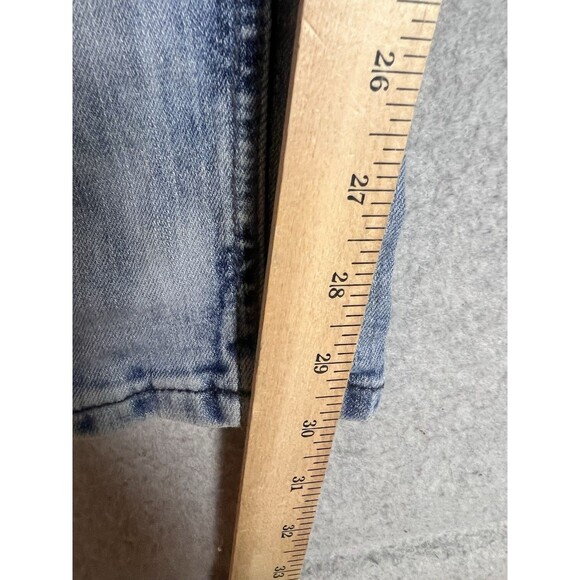 TK Axel Dutton Mens 30X32 Denim Jeans Taper Fit Light Wash Button Fly - Picture 14 of 16